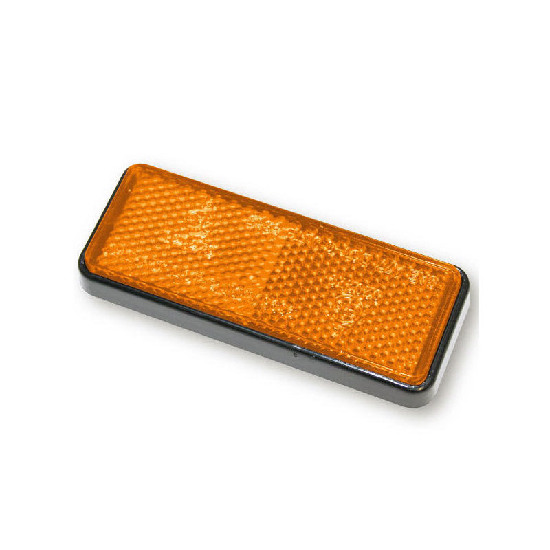 Rear reflector 91x36mm M5 orange
