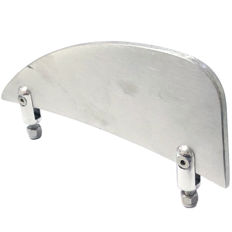 Front fender license plate grey