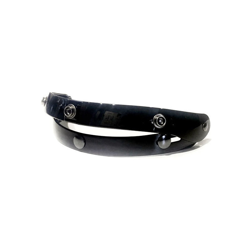 DMD Visor flip-up 3 point plastic black