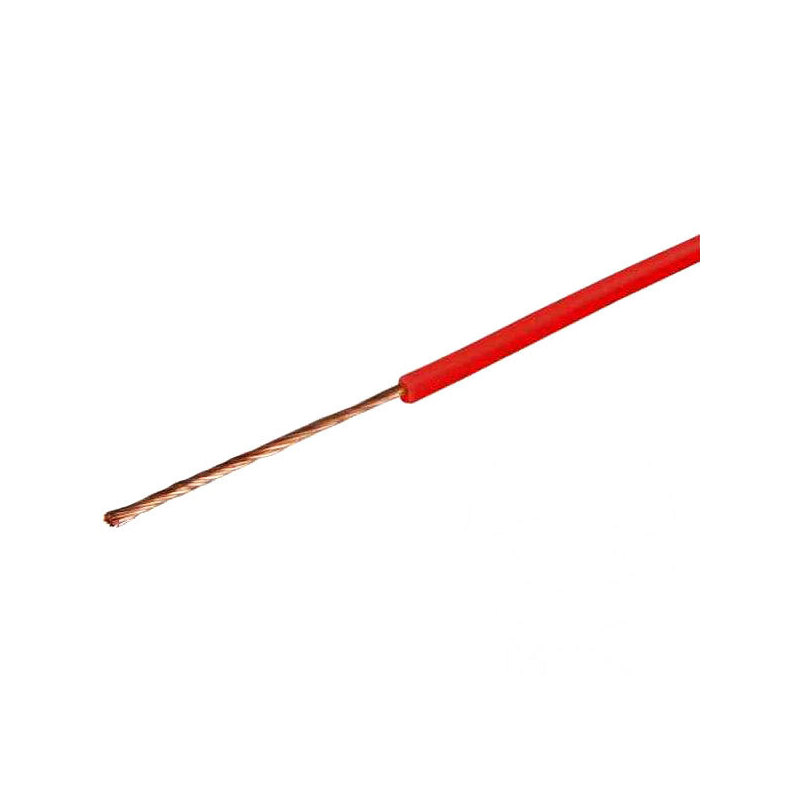 Electrical cable 0.5mm red