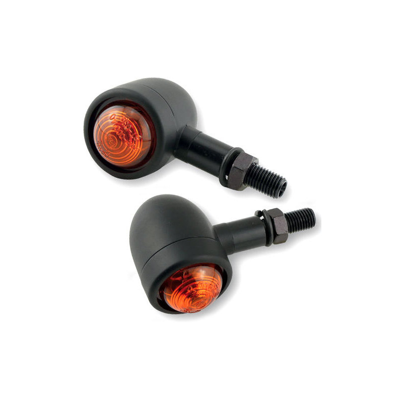 Shin Yo Halogenblinker Old School schwarz paar