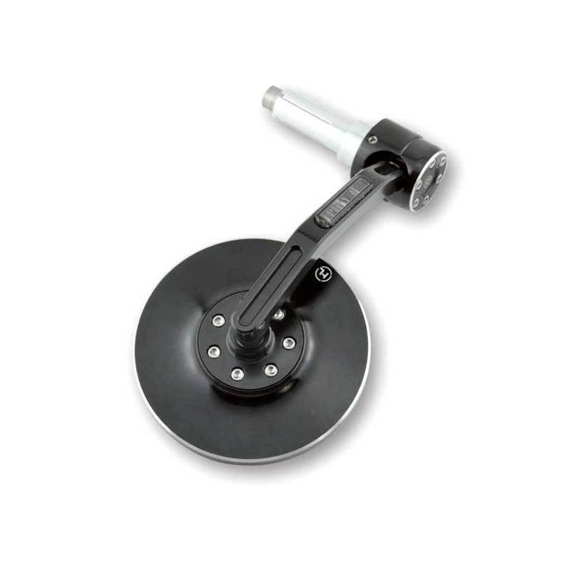 Rearview mirror bar-end Highsider Conero winker combo black