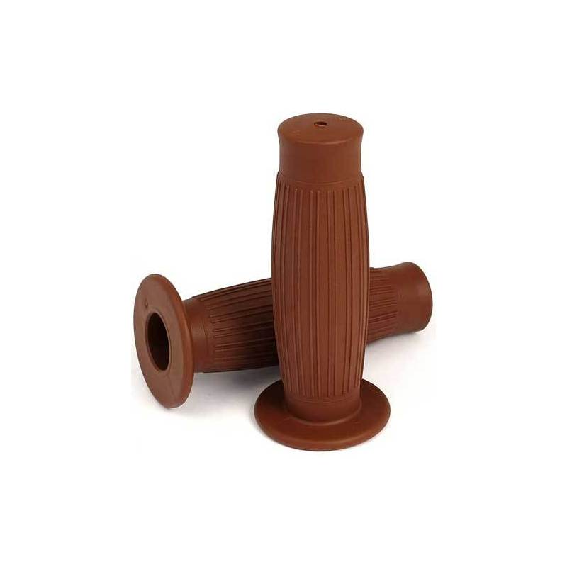 MCS Handlebar grips Old Style 1'' brown