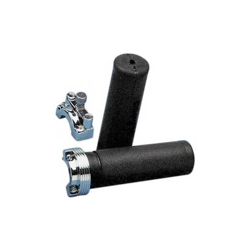 Gasgriff 1'' einzugig desmo Drag Specialties chrom