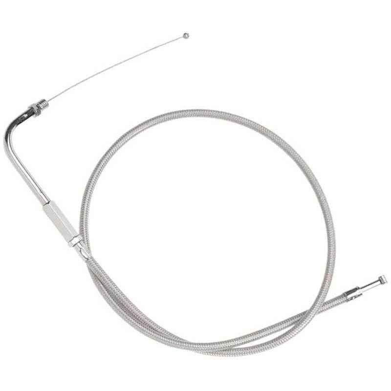 cable del acelerador harley-davidson flhtcui 99-01 drag specialties acero trenzado ralenti