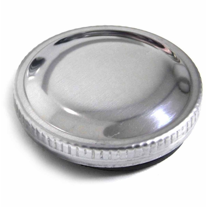 Tankdeckel Harley-Davidson Shovelhead '72-'83 unbelüftet chrom links