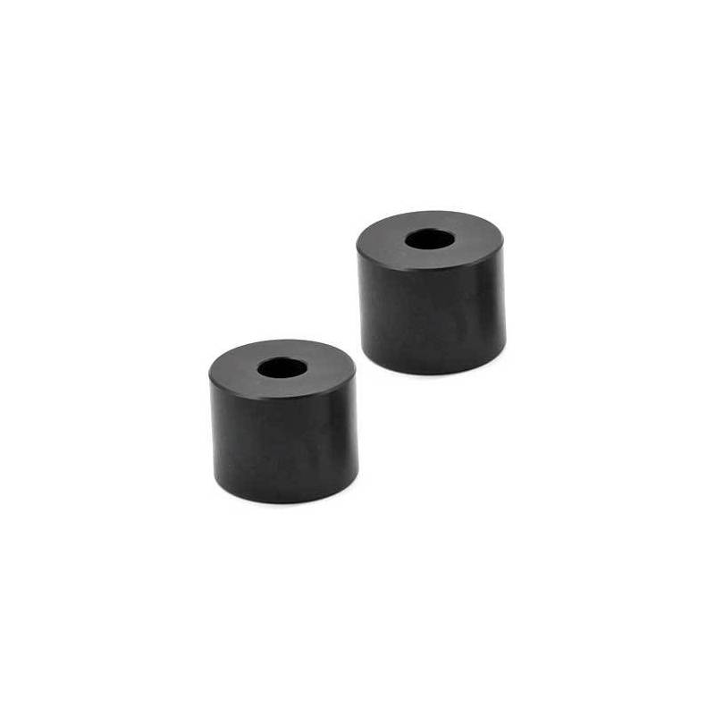 Risers distance spacer handlebar 28.5mm LSL 15mm black pair