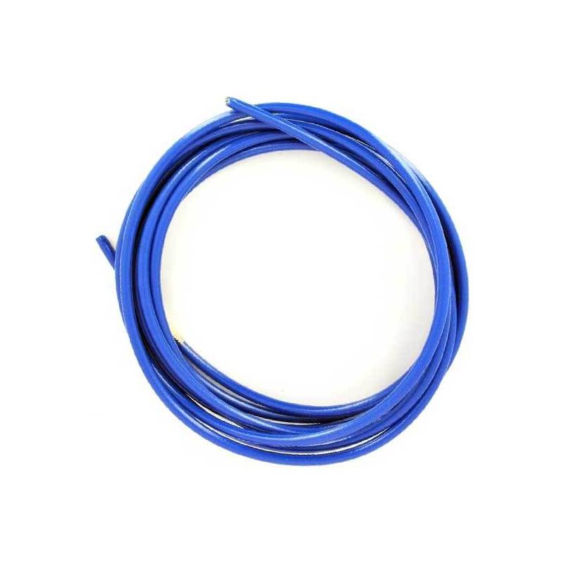Aeronautical brake hose Allegri 10cm to assemble braided blue