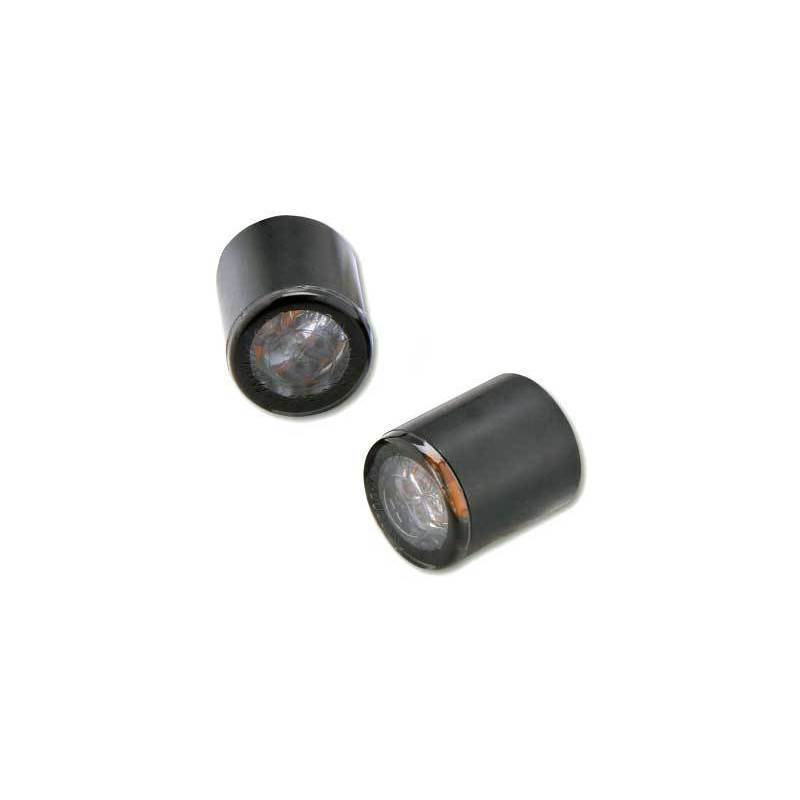 Led winkers Highsider Proton black taillight combo smoked pair