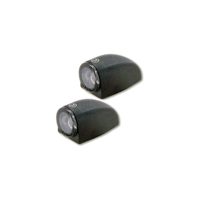 Led winkers Highsider Proton Three black matt smoked pair