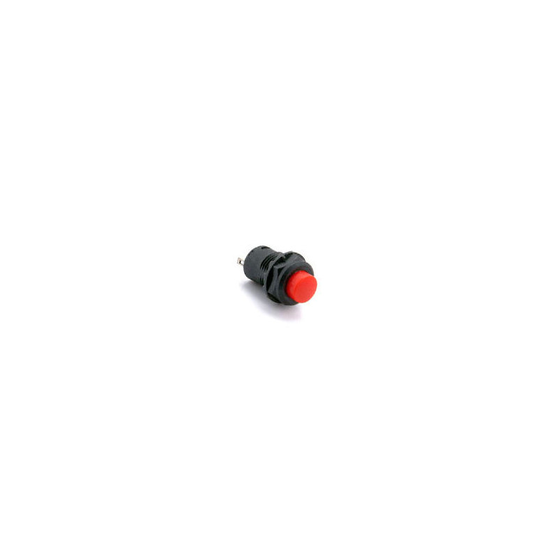 Button to screw 14mm red