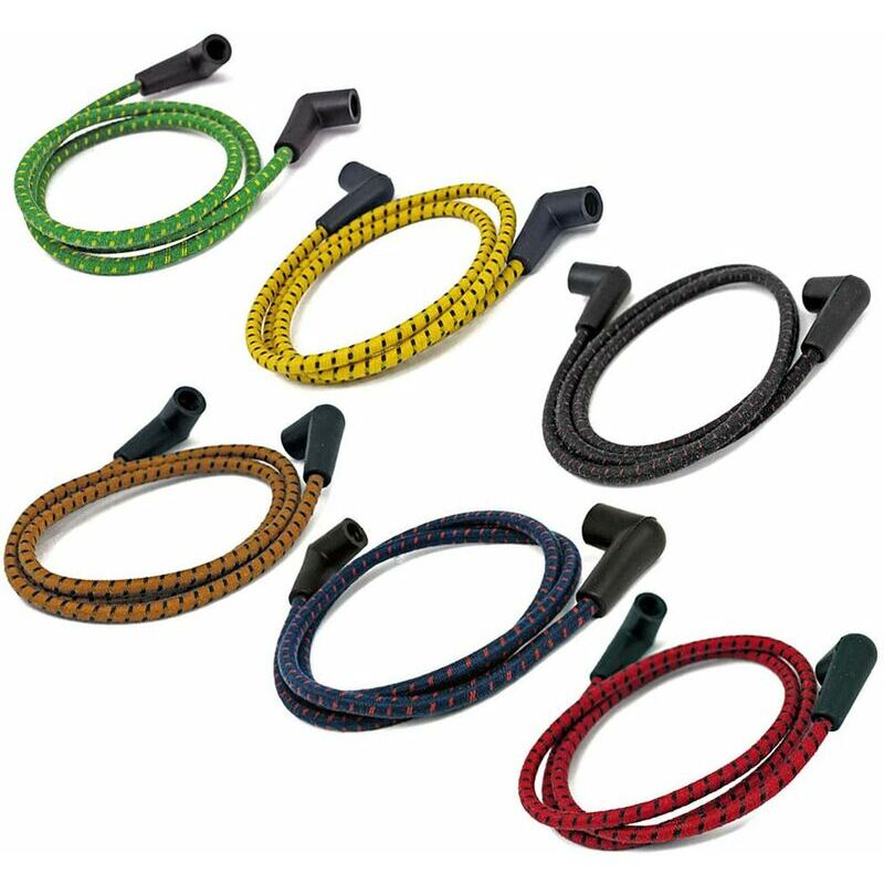 Ignition lead cable 7mm cotton braided kit