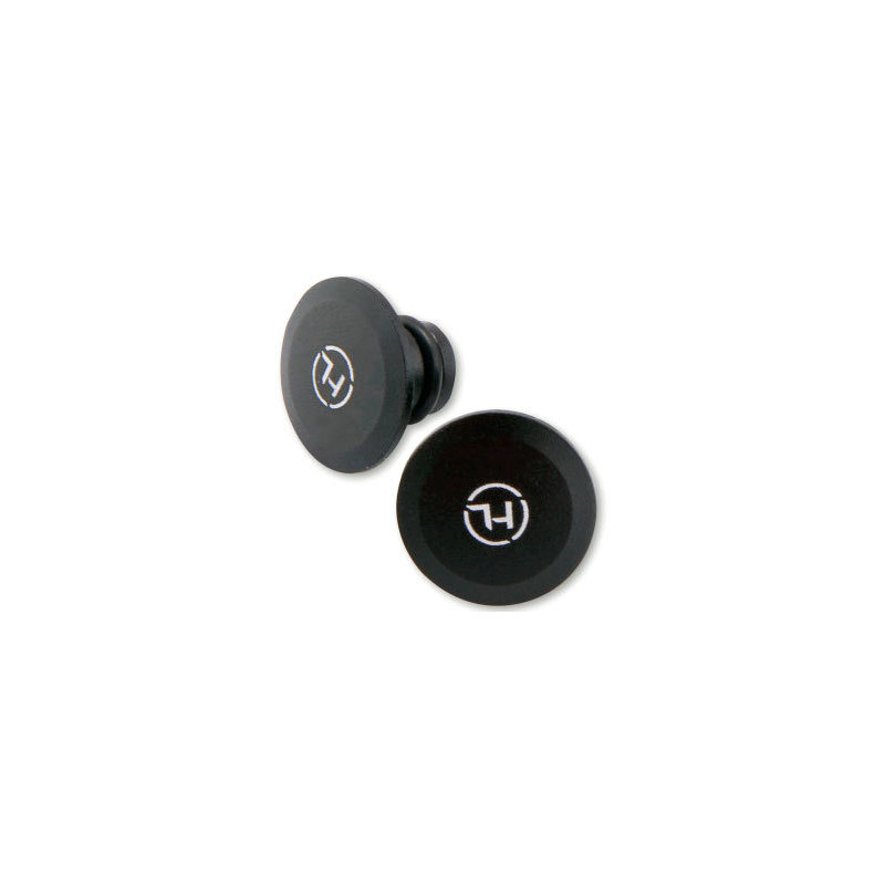 Mirror thread cap Highsider black matt pair