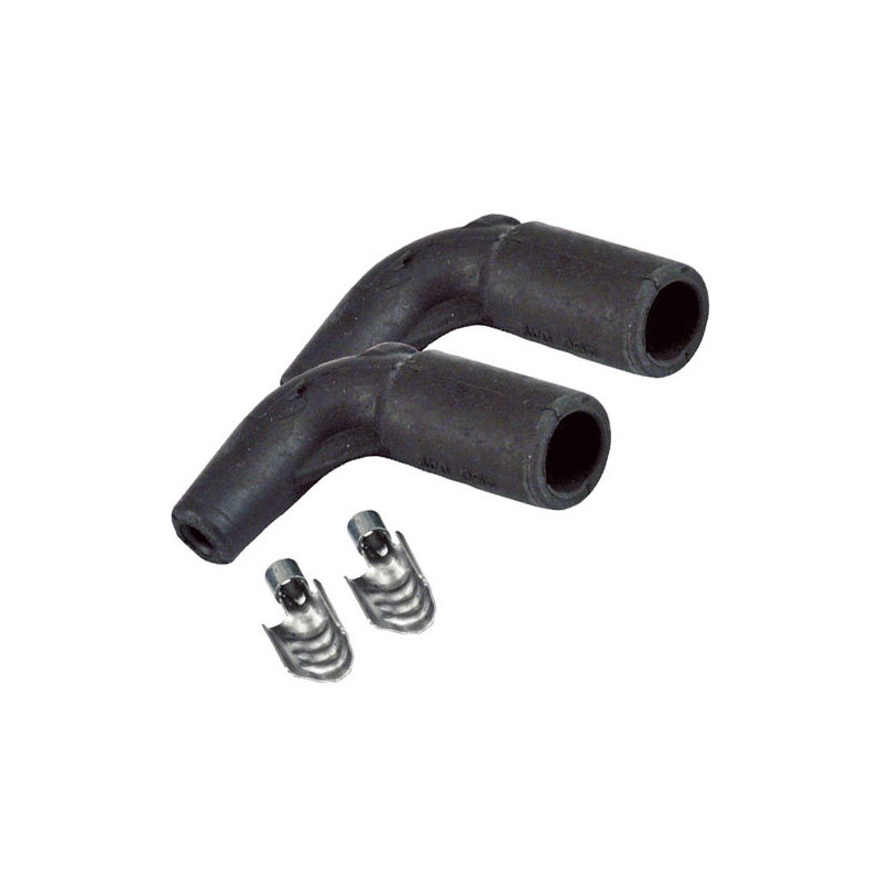 Ignition coil cap Harley-Davidson '99-'16 Accel 90° black pair