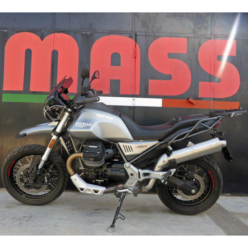 Auspuff Schalldämpfer Moto Guzzi V 85 TT E4 Mass Oval