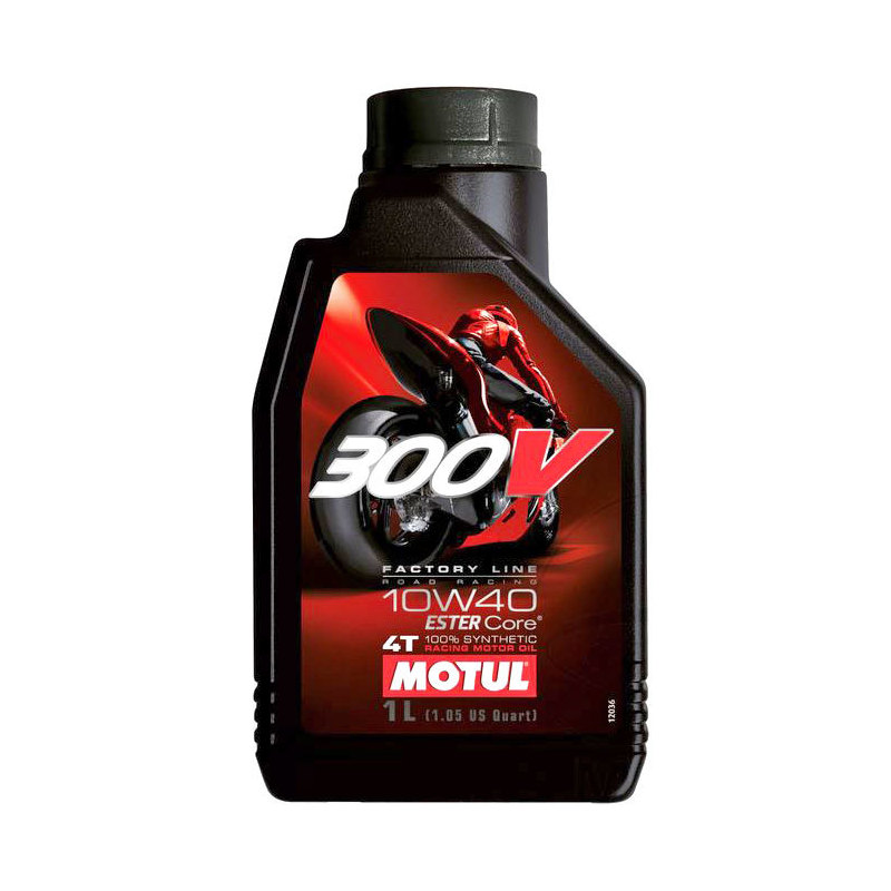aceite motor 4t motul 10w-40 300v road racing 1lt