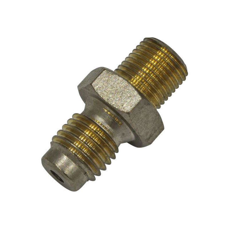 Brake hose connection Allegri 2 ways straight M10x1-1/8'' NPT