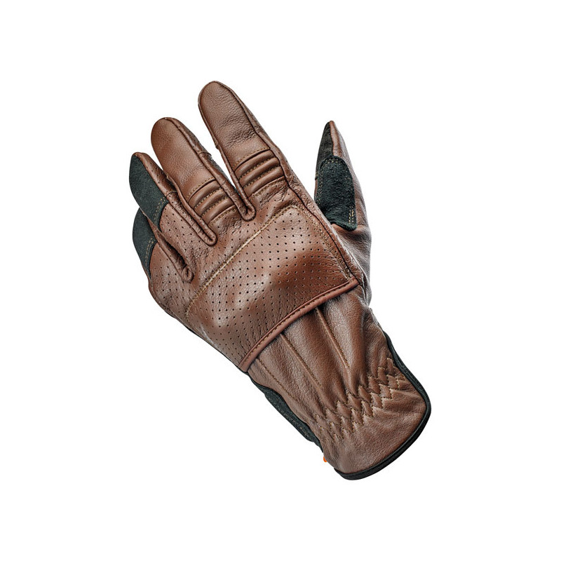 Motorcycle gloves Biltwell Borrego brown