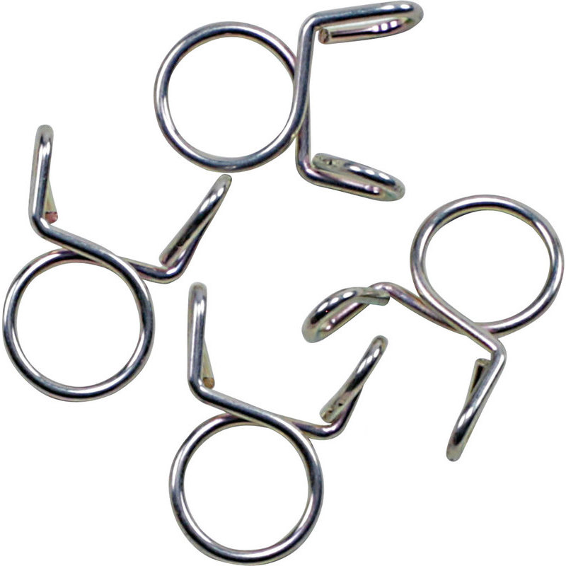Fuel hose clip 14-15mm grey set 4pc