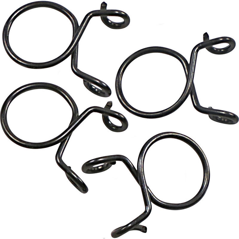 Fuel hose clip 10-11mm black set 4pc