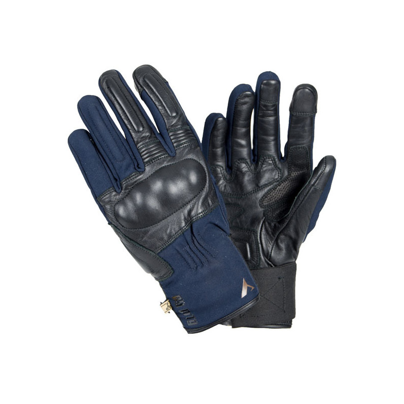 Motorcycle gloves By City Artic black/blue