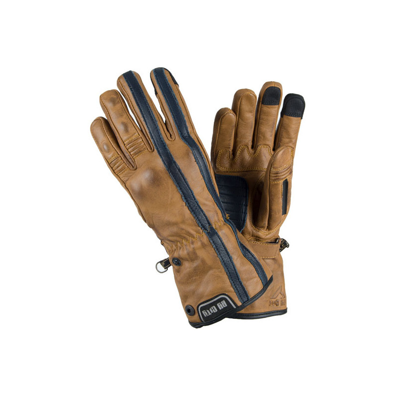 Motorcycle gloves By City Oslo beige/black