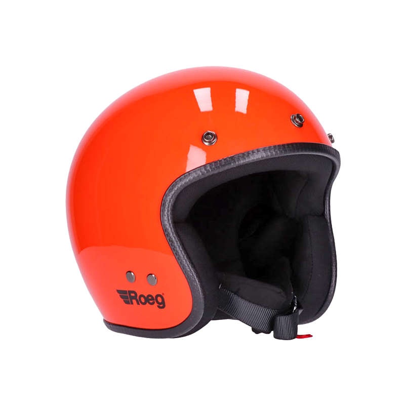 Motorcycle helmet open face ROEG Jett orange
