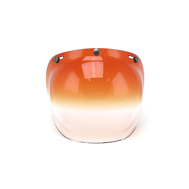 Motorcycle helmet visor Roeg Bubble shaded orange