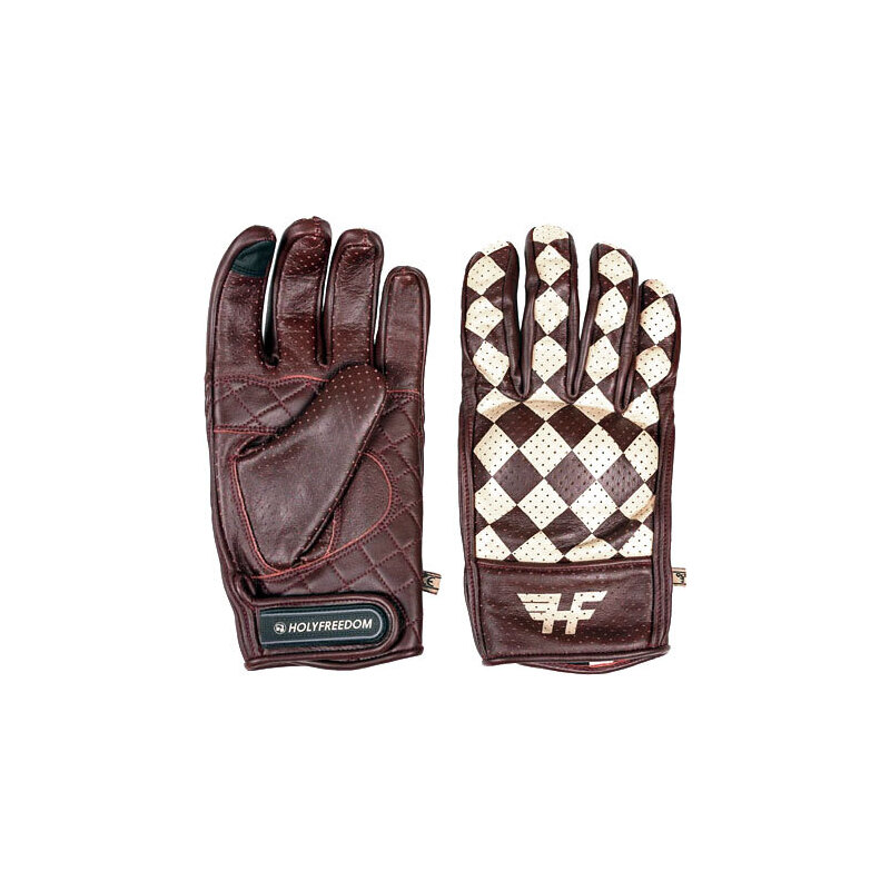Motorcycle gloves Holy Freedom Bullit red