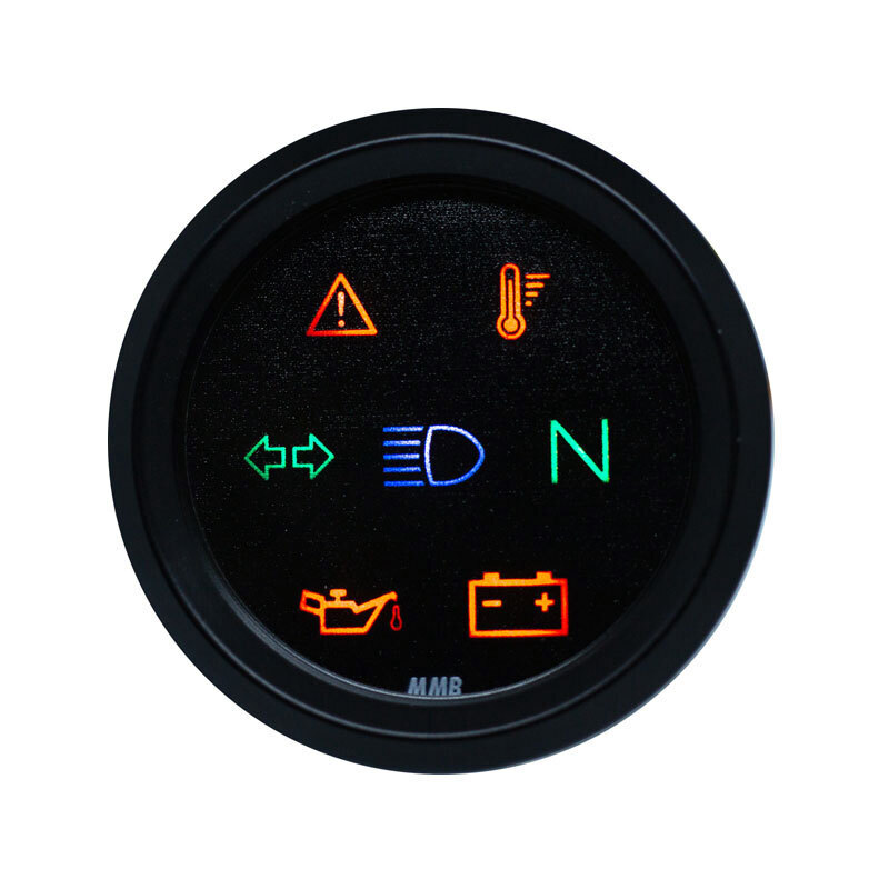 Control lights unit MMB body black dial black