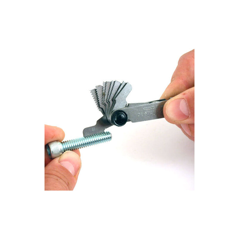 JMP Thread pitch gauge metric and inches