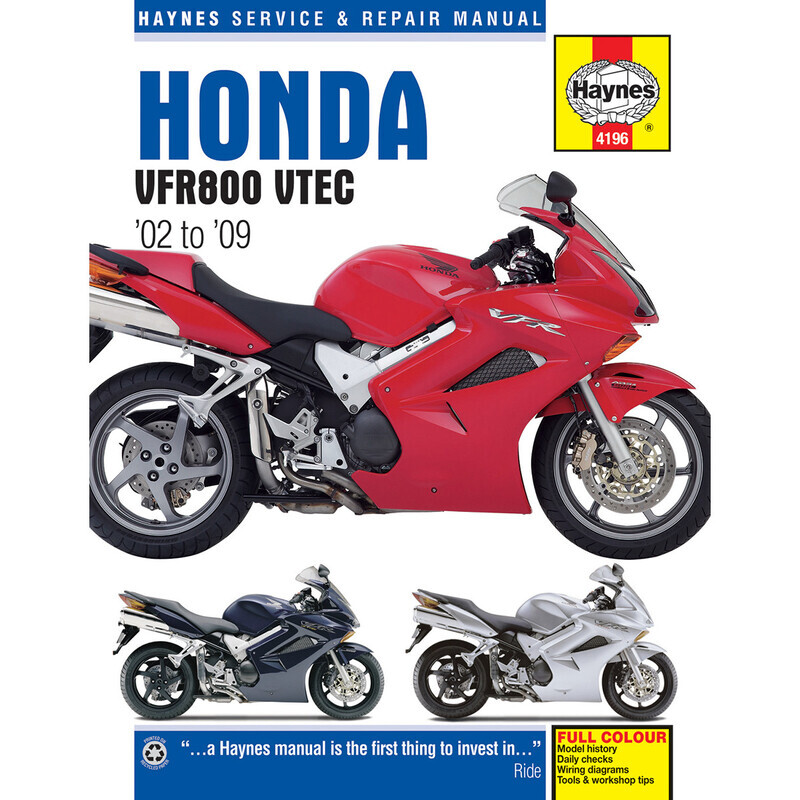 Werkstatthandbuch Honda VFR 800 '02-'09