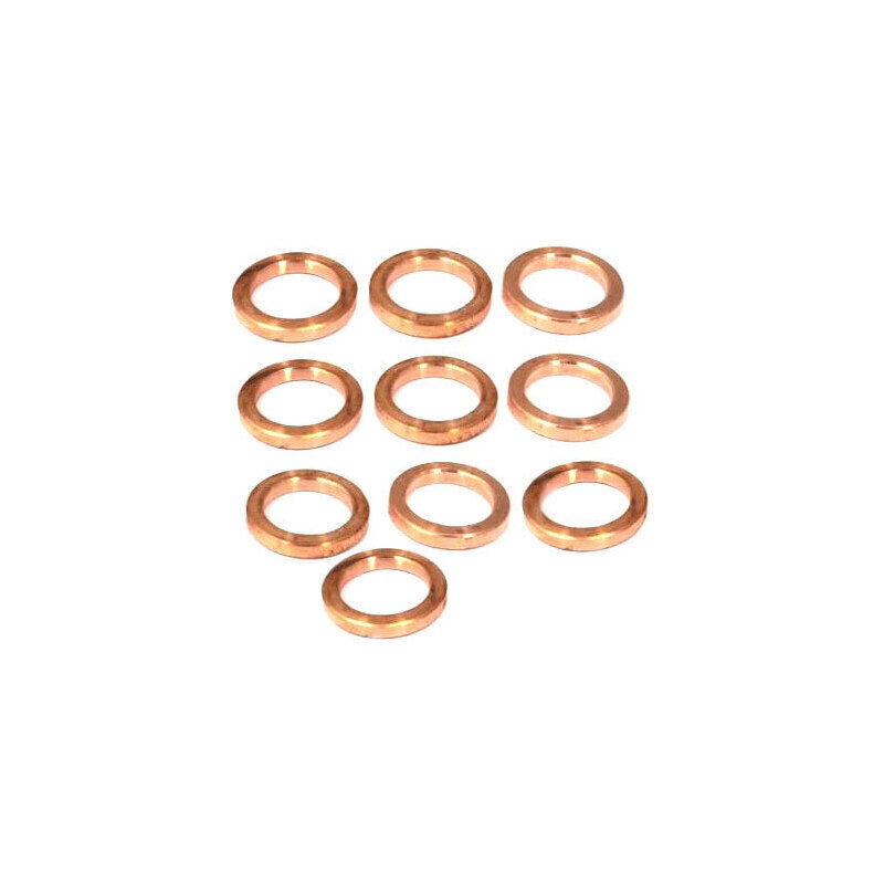 Rondella tenuta circuito olio 20x23x1.5mm rame set 10pz