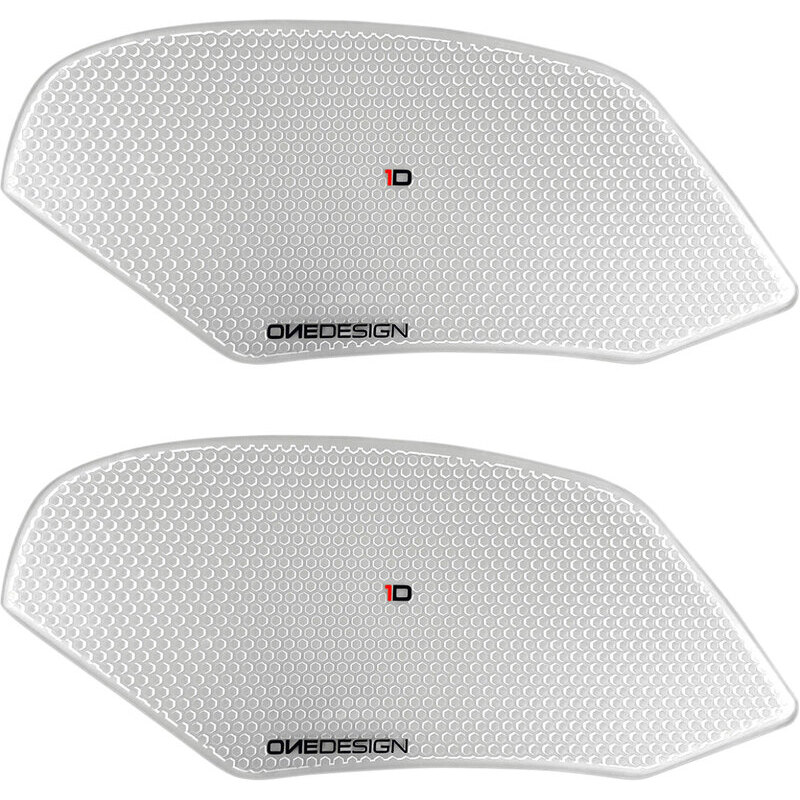 Fuel tank knee pads Aprilia RSV4 1000 '18- transparent pair