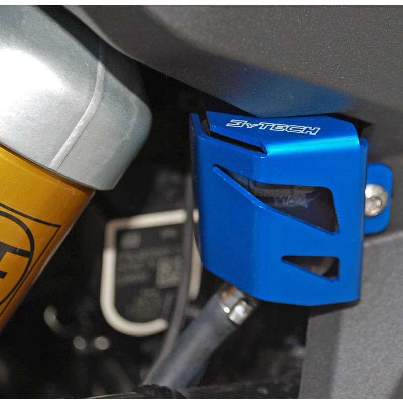 Bremsflussigkeitsbehalters schutz BMW F 750 GS hinten MyTech blau