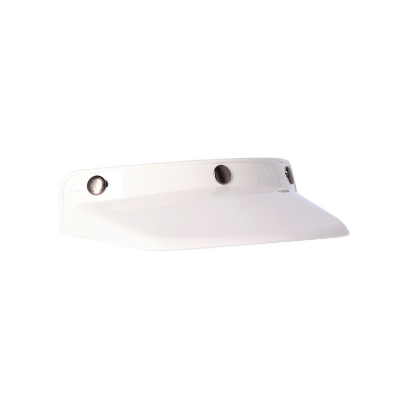 Motorcycle helmet visor Roeg Peak white