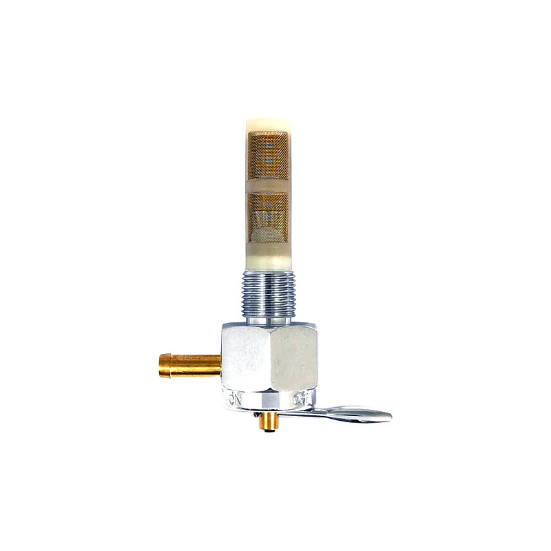 Benzinhahn 3/8'' NPT inner anschluss Monster-Show chrom