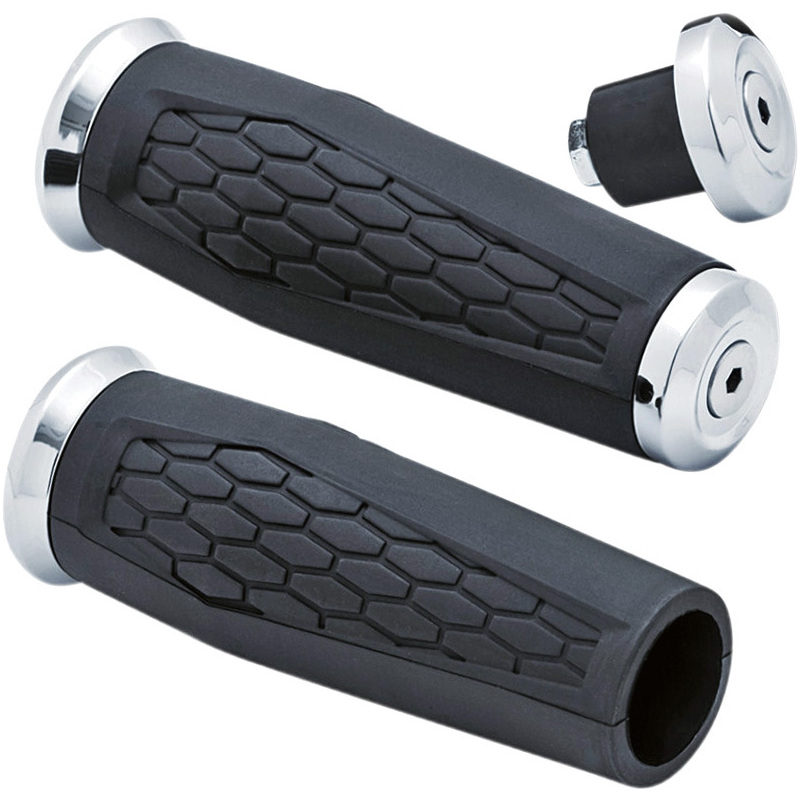 Handlebar grips Kuryakyn Hex 1'' black
