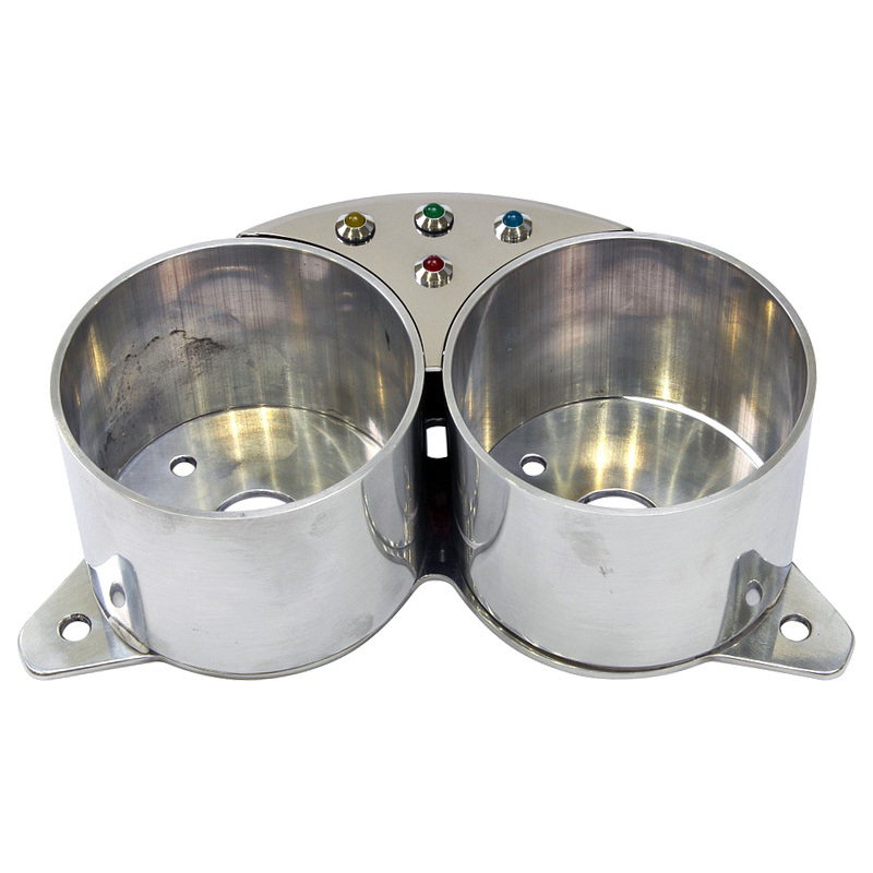 Gauge housing Moto Guzzi 80-80mm alloy