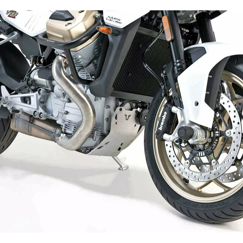 Motorschutz Moto Guzzi V 100 Mandello Ölwanne SW-Motech grau