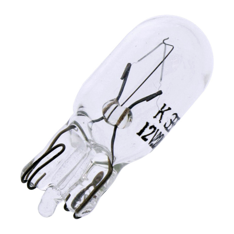 Halogen bulb 12V push fit W2.1X6.5D, 3W