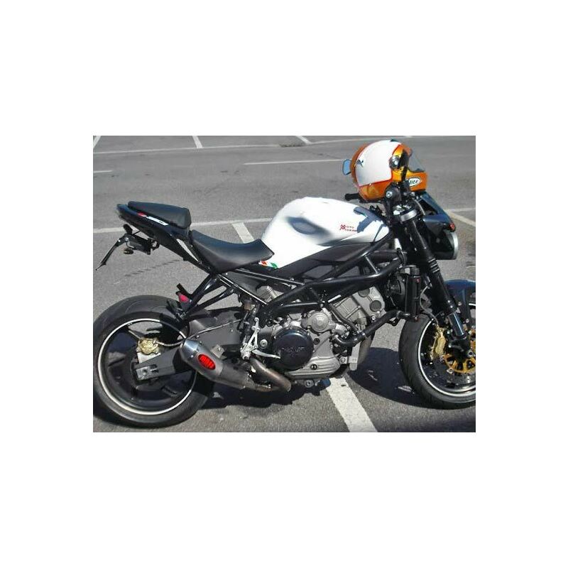 Auspuff Schalldämpfer Moto Morini Corsaro 1200 Mass Cafe Racer Curve kit 2-1